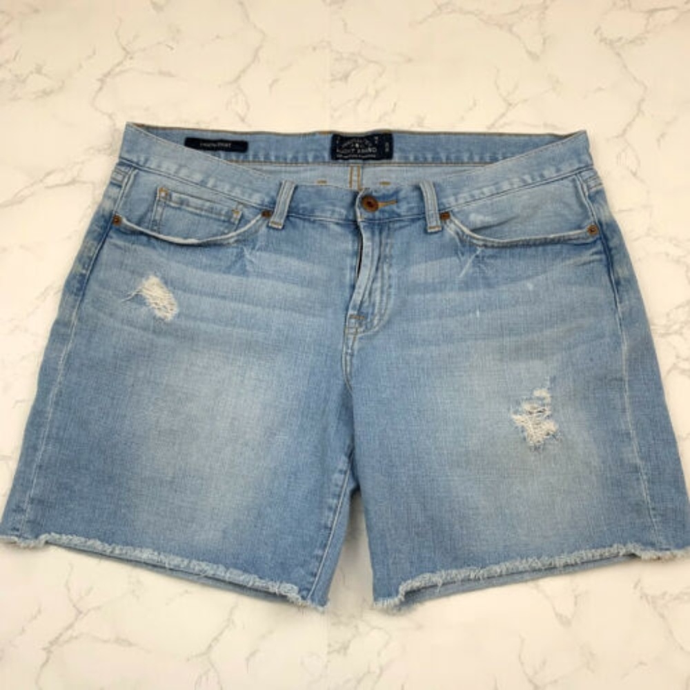Lucky Brand Light Cut-off Distressed Laguna Shorts